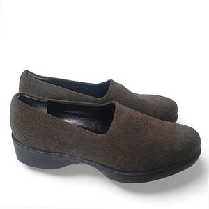 Robert Clergerie Paris Cotton Canvas Platform Loafer Chunky Lug Sole Retro